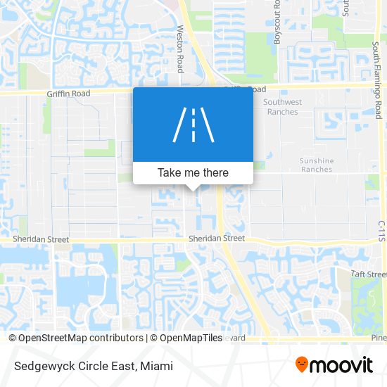 Sedgewyck Circle East map