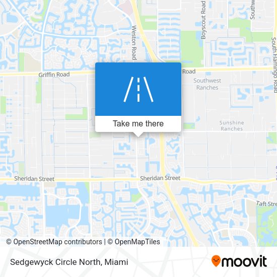Sedgewyck Circle North map