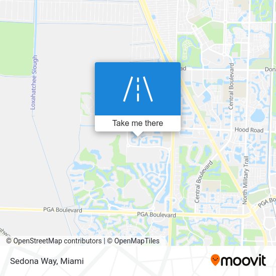 Mapa de Sedona Way