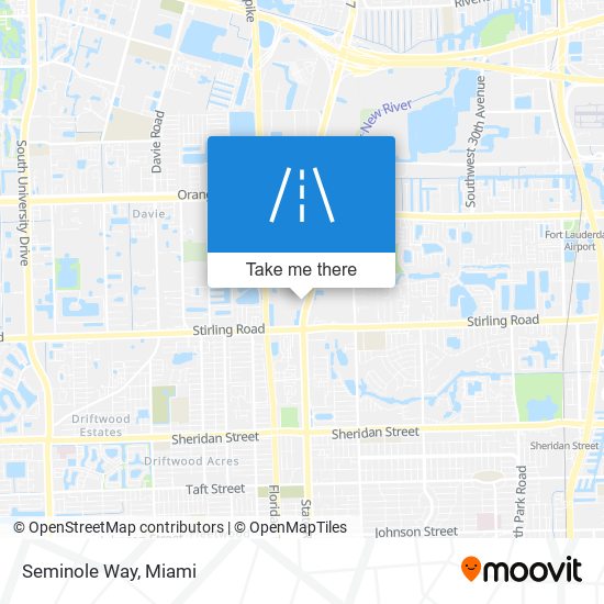 Seminole Way map