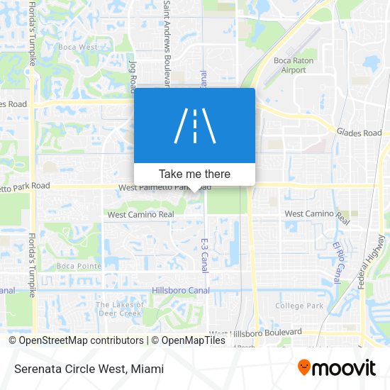 Mapa de Serenata Circle West