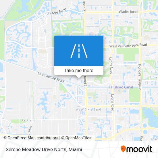 Mapa de Serene Meadow Drive North