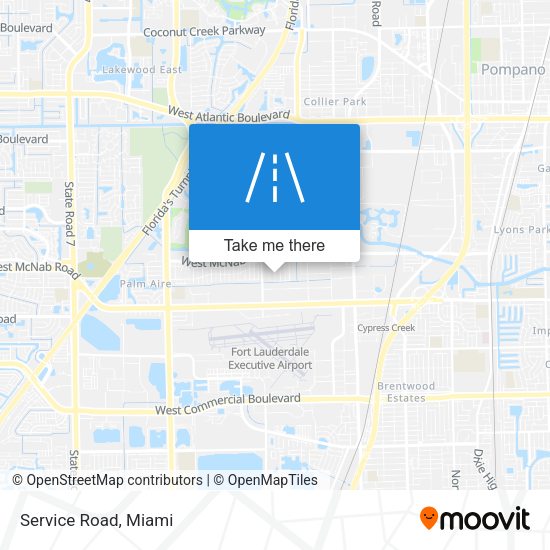 Mapa de Service Road