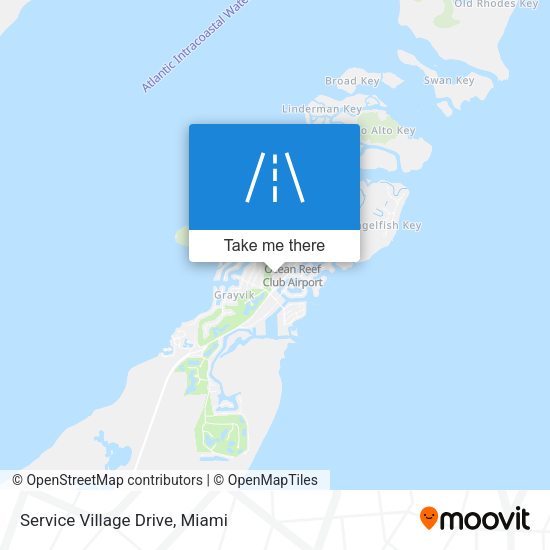 Service Village Drive map
