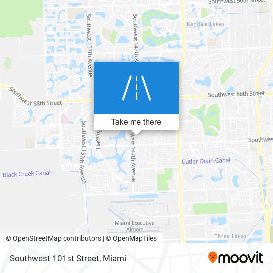 Mapa de Southwest 101st Street