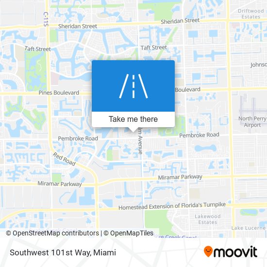 Mapa de Southwest 101st Way