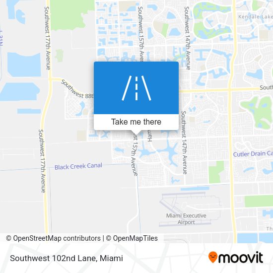 Mapa de Southwest 102nd Lane