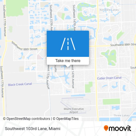 Mapa de Southwest 103rd Lane