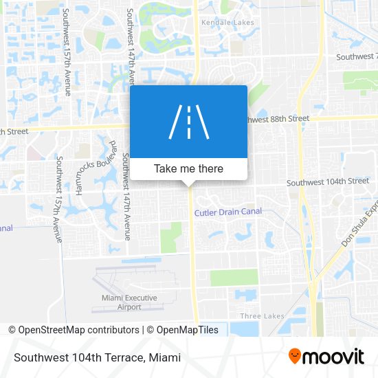 Mapa de Southwest 104th Terrace