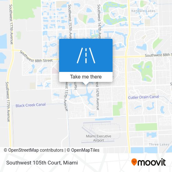 Mapa de Southwest 105th Court