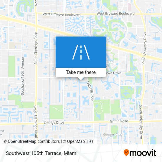Mapa de Southwest 105th Terrace