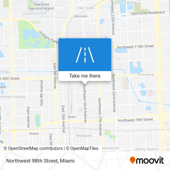 Mapa de Northwest 98th Street