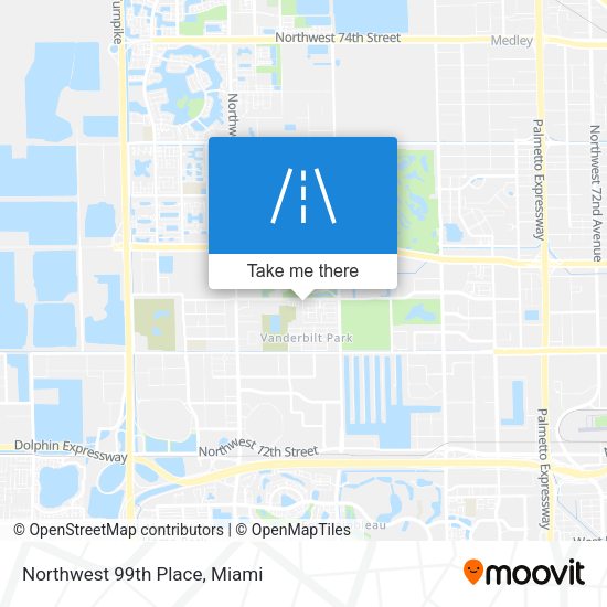Mapa de Northwest 99th Place