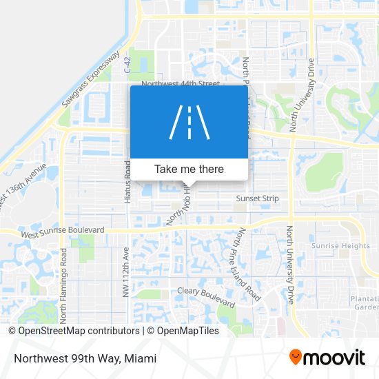 Northwest 99th Way map