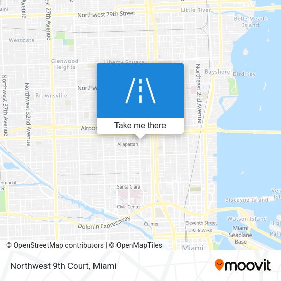 Mapa de Northwest 9th Court