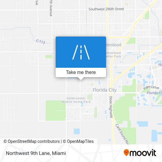 Northwest 9th Lane map