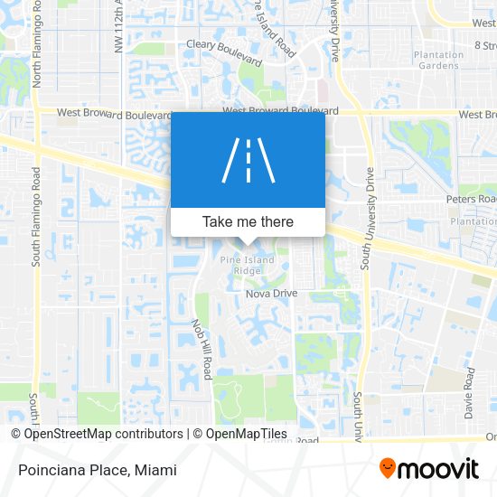 Mapa de Poinciana Place