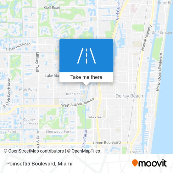 Poinsettia Boulevard map