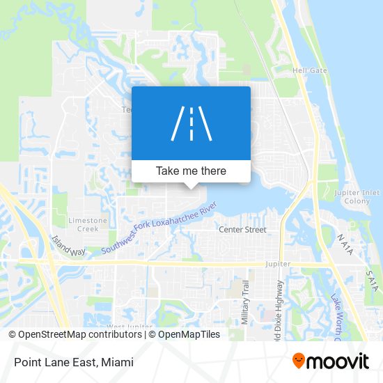 Point Lane East map