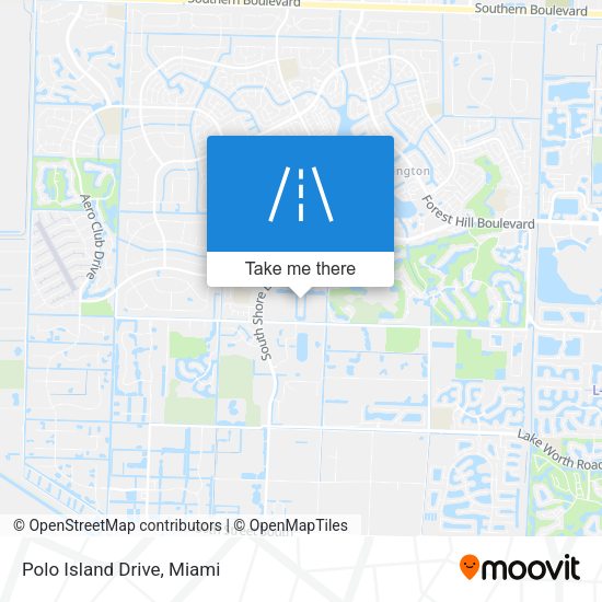 Mapa de Polo Island Drive
