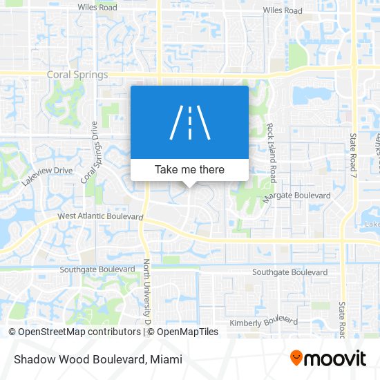 Shadow Wood Boulevard map