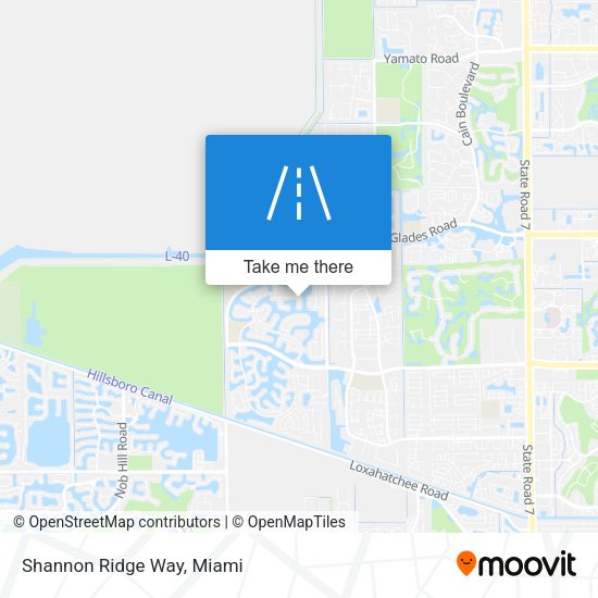 Mapa de Shannon Ridge Way