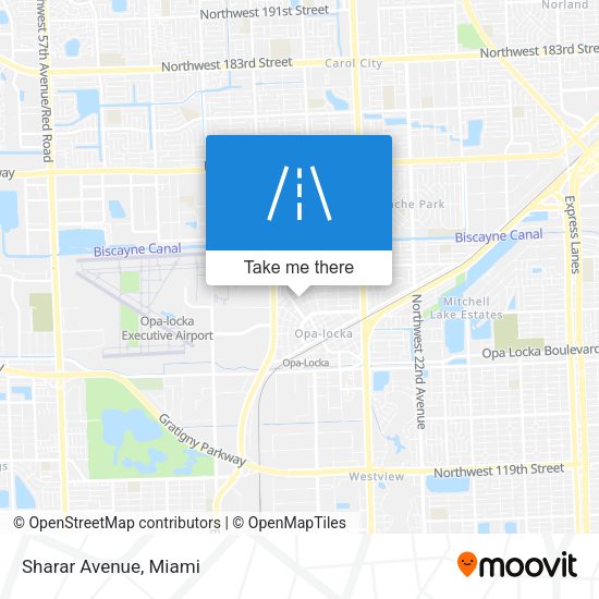 Mapa de Sharar Avenue