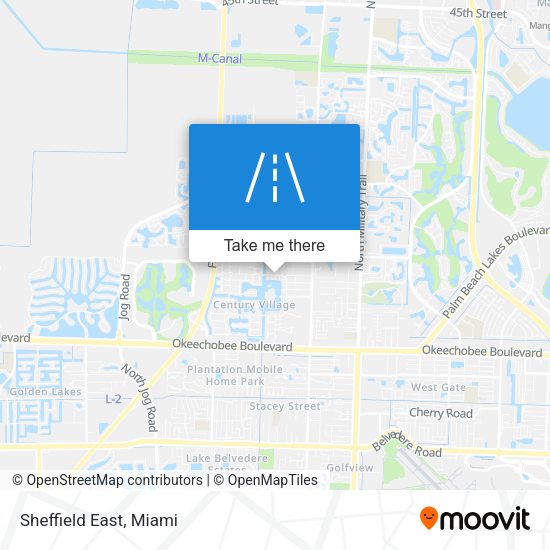 Sheffield East map