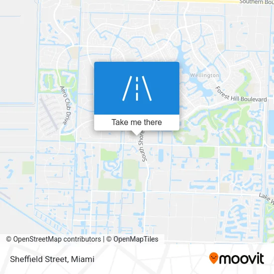 Sheffield Street map