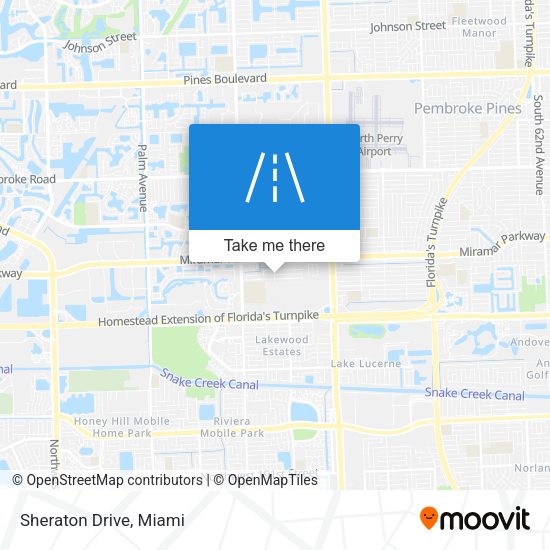 Mapa de Sheraton Drive