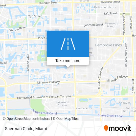 Sherman Circle map