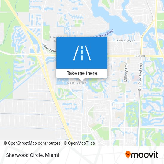 Mapa de Sherwood Circle