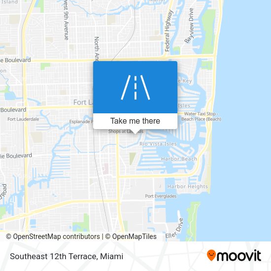 Mapa de Southeast 12th Terrace