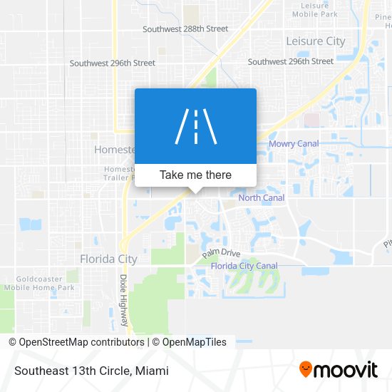 Mapa de Southeast 13th Circle