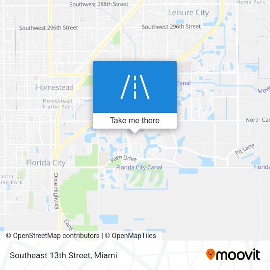 Mapa de Southeast 13th Street