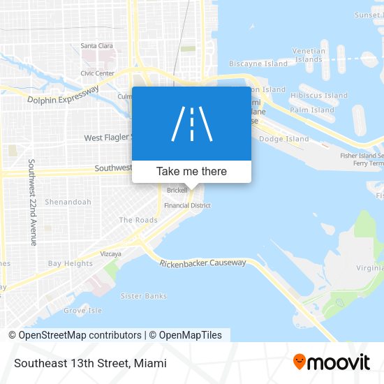 Mapa de Southeast 13th Street