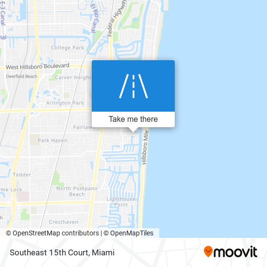 Southeast 15th Court map