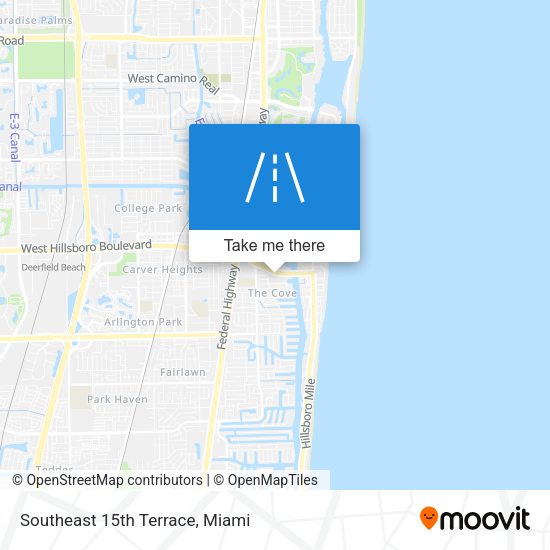 Mapa de Southeast 15th Terrace