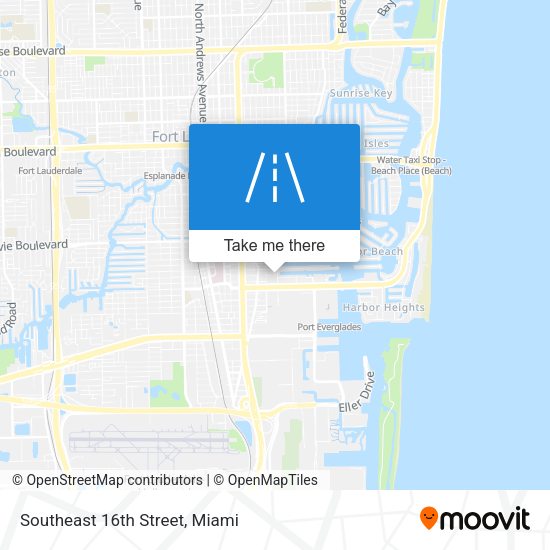 Mapa de Southeast 16th Street