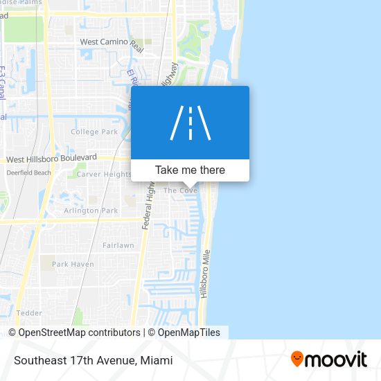 Mapa de Southeast 17th Avenue