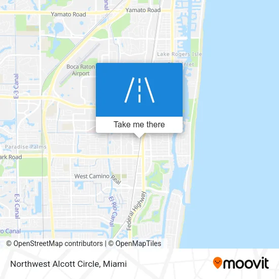 Northwest Alcott Circle map