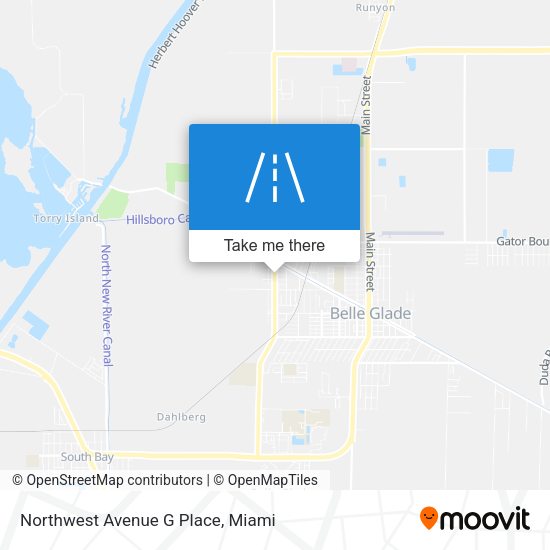 Northwest Avenue G Place map