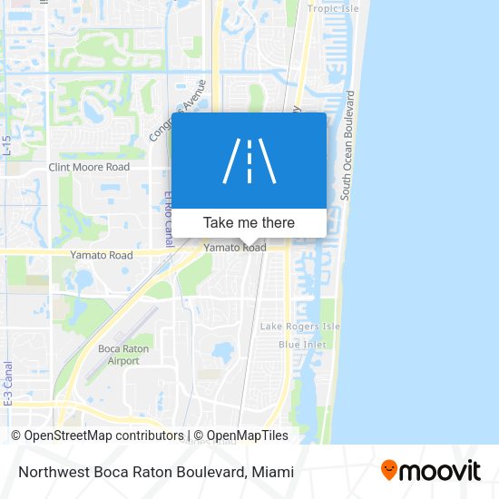 Northwest Boca Raton Boulevard map