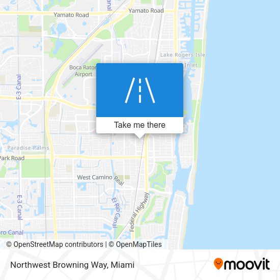 Mapa de Northwest Browning Way