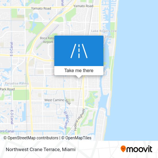 Northwest Crane Terrace map