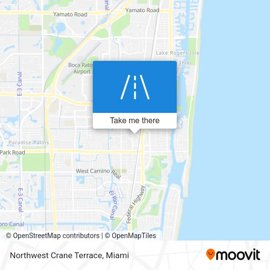 Northwest Crane Terrace map