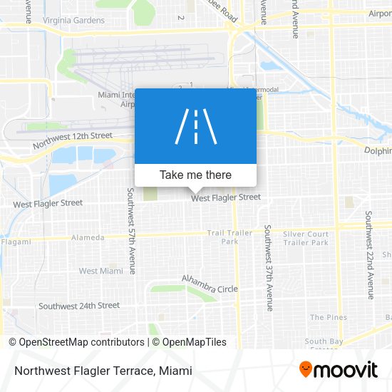 Northwest Flagler Terrace map
