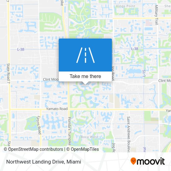 Northwest Landing Drive map
