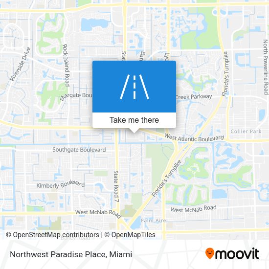 Northwest Paradise Place map