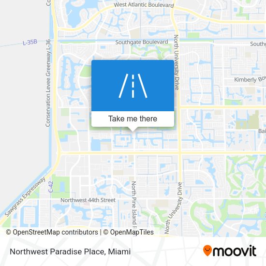 Northwest Paradise Place map